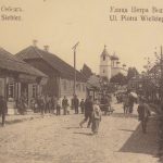 Fot. 3. ul. Piotra Wielkiego (ob. Proletarska),  widok z pocz. XX wieku (z archiwum Krajoznawczego Muzeum w Siebieżu)