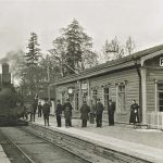 Stacja w Rītupe w latach 30. XX wieku. Zdj. SGR, railwayz.info
