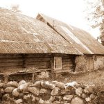 Dawne zabudowania na wyspie Naissaar