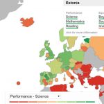 Mapa – ranking PISA