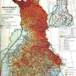 Mapa Finlandii z 1900 r., zamieszczona w Słowniku encyklopedycznym Brockhausa i Efrona.