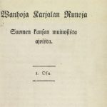 Strona tytułowa pierwszego wydania Kalevali (1835 r.)