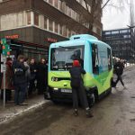Autobus autonomiczny w Sztokholmie. Zdj. Ericsson.