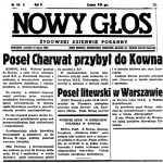 Gazety donoszą o przybyciu posłów do stolic.