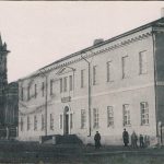 Kościół kalwiński i gimnazjum w Słucku.
