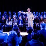 Spektakl „Nieznana ziemia. Solcza”. Zdj. Litewski Teatr Narodowy.