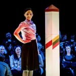 Spektakl „Nieznana ziemia. Solcza”. Zdj. Litewski Teatr Narodowy.