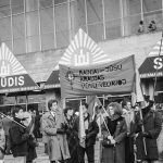 Zjazd założycielski Sąjūdisu w 1988 r. Zdj. Litewskie Archiwum Państwowe / I. Mikužienės.