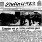 Okładka „Lietuvos Aidas” nr 215, 11 maja 1939 r. Zdj. epaveldas.lt.