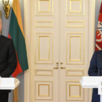 Spotkanie Gitanasa Nausėdy z Dalią Grybauskaitė. Zdj. Kancelaria Prezydenta Republiki Litewskiej / Robertas Dačkus.