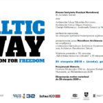 „The Baltic Way – an action for freedom”. Zdj. Materiały promocyjne.