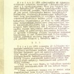 Strona z przepisanej na maszynie „Kroniki Kościoła Katolickiego na Litwie”, nr. 24, 1976 rok. Czasopismo miało stały dział, zatytułowany „W radzieckiej szkole” (Tarybinėje mokykloje), gdzie zamieszczano informacje o szykanowaniu wierzących uczniów i praktykujących nauczycieli. Sam ks. Tamkevičius znał takie problemy z własnego doświadczenia, gdy jako proboszcz wysłuchiwał skarg rodziców na szykany w miejscowej szkole i starał się sytuacji zaradzić. Zdj. savilaida.lt.