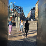 Na dawnym placu Lenina w pobliżu hotelu Radisson Blue Latvija. Zdj. Igor Watolin.