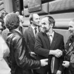 Demonstracje poparcia w dniu 4 maja 1990 roku. Zdj. Saeima.