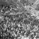 Demonstracje poparcia w dniu 4 maja 1990 roku. Zdj. Saeima.