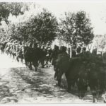 Oddziały Armii Czerwonej przekraczają granicę Litwy, 15 czerwca 1940 roku. Zdj. Litewskie Centralne Archiwum Państwowe.
