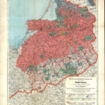 Mapa etniczna Prus Wschodnich z 1907 r. sporządzona przez Paula Langhansa.