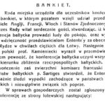 „Przymierze”, sierpień-wrzesień 1920 r.