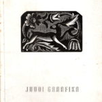 Okładka katalogu wystawy „Grafika żydowska” w Tartu i Tallinnie. 1938 rok.