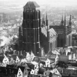 Panorama Gdańska na początku lat 20. XX w. W środku Bazylika Mariacka Wniebowzięcia Najświętszej Maryi Panny w Gdańsku. Zdj. U.S. National Archives and Records Administration / PD.