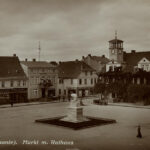 Rynek w Białogardzie w okresie międzywojennym