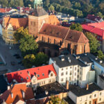 Panorama fragmentu Starego Miasta w Białogardzie. Zdj. Zdj. pomorzezachodnie.travel.