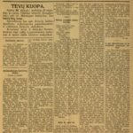 „Vilniaus žinios” z 29 października 1905 r. z tekstem „Odezwy do narodu litewskiego”