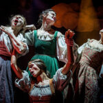 „Między nogami Leny lub „Śmierć Najświętszej Maryi Panny” według Michelangela Caravaggia”, reż. Agata Duda-Gracz, Kłajpedzki Teatr Dramatyczny. Zdj. D. Matvejev.
