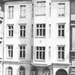 Widok zewnętrzny gmachu Konsulatu Generalnego Polski w Królewcu. 1932 r. Zdj. Narodowe Archiwum Cyfrowe.