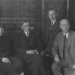 Personel Konsulatu RP w Olsztynie: Marta Pieczarska, konsul Filip Zawada, Franciszek Kellman i Władysław Pieniężny.