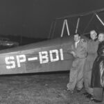 Pierwszy uprowadzony dwupłatowiec typu Polikarpov Po-2, w polskiej wersji CSS-13. Październik 1957 r. Zdj. Algot Lindau Rasmussen, Fotoarchiwum Bornholms Museum.