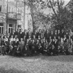 Pierwszy Wszechłotewski Zjazd Młodzieży Polskiej w Domu Polskim przy ulicy Warszawskiej 30 w Dyneburgu. 1932 r. Zdj. Narodowe Archiwum Cyfrowe.