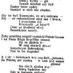 Dziennik Wileński – antysemicki wpis na temat Narutowicza