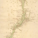 Mapa Nowej Szwecji. Kopia autorstwa Berga Haagha z 1696 r.