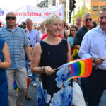 Margot Wallström i Stefan Löfven na paradzie równości w Sztokholmie. Zdj. Frankie Fouganthin / Wikimedia Commons / CC BY-SA 4.0.