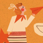 Fragment okładki książki „Mała towarzyszka i listy” Leelo Tungal