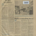 Pierwsza strona tygodnika „Ziemia i Morze”, nr 1.