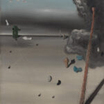 Yves Tanguy, „Mamo, Tata jest ranny!”, obraz olejny, ok. 1927 roku, zbiory prywatne.