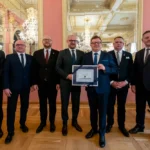 Uroczystość otwarcia Konsulatu Honorowego Łotwy w Toruniu. Zdj. Agnieszka Bielecka / Urząd Miasta Torunia / CC BY-NC 4.0.