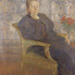 Carl Larsson, Portret Selmy Lagerlöf, 1908, Bonnierska Porträttsamlingen, Sztokholm
