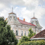 Jeden z zabytków Tukums. Zdj. Mareks Gaļinovskis.